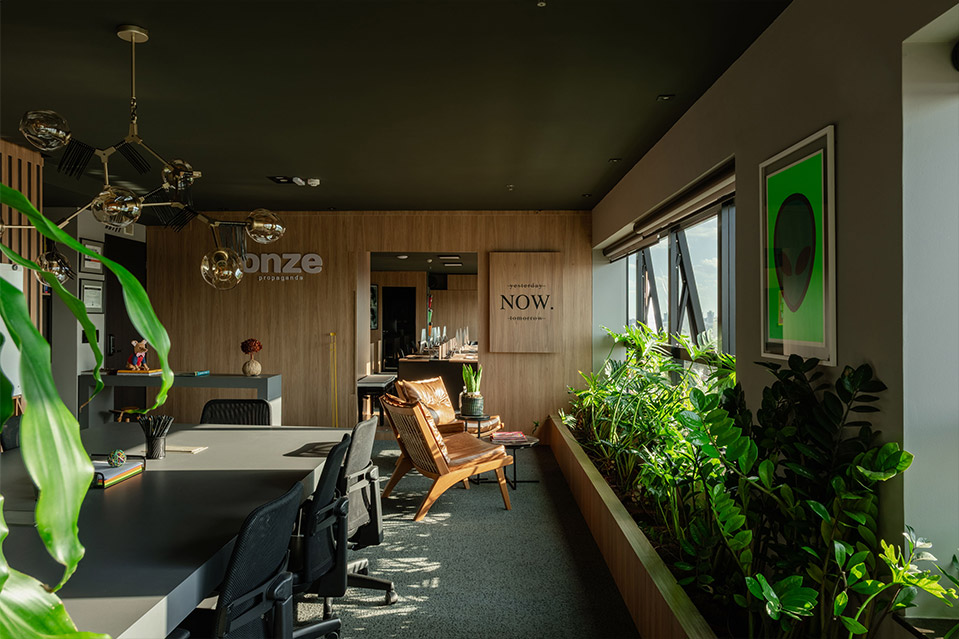 Ambiente interno da Onze